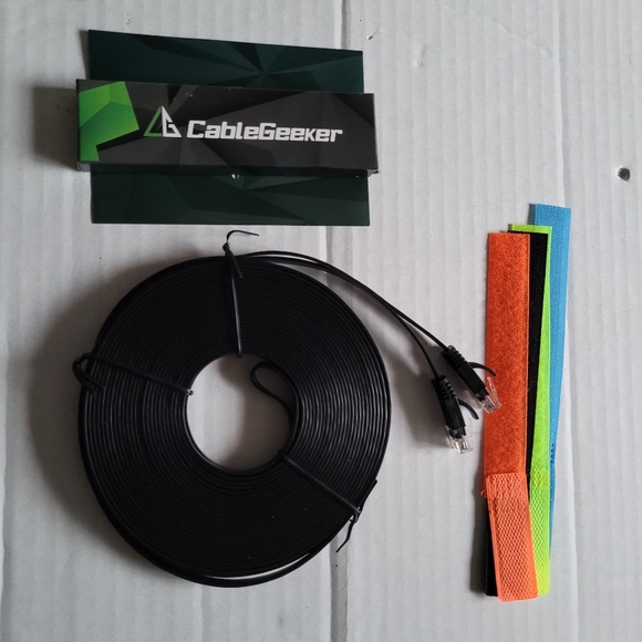 CableGeeker Cat6 Ethernet Cable 50ft Snagless RJ45 Connectors - Picture 1 of 12